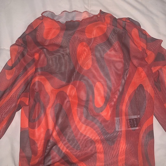 Long sleeve mesh top - Picture 1 of 1